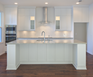 White cabinets