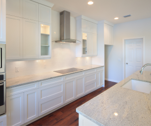White cabinets