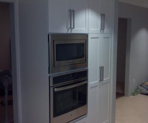 Light blue cabinets