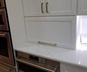 White cabinets