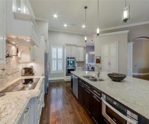 White cabinets