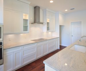 White cabinets
