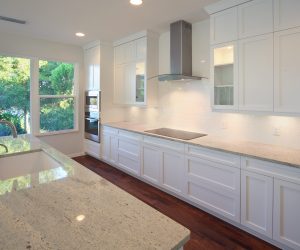 White cabinets