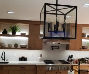 White oak cabinets