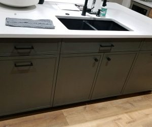 Grey cabinets