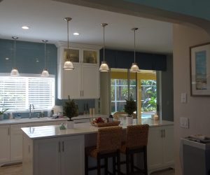 White cabinets