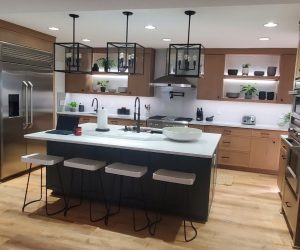White oak cabinets
