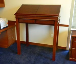 Custom courthouse bench